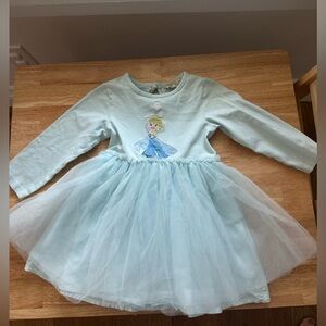 Monica + andy toddler girls Elsa  Light Blue Princess dress 2T